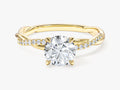 Twist Moissanite Engagement Ring (1.00 CT)