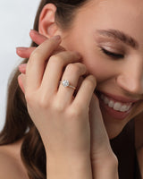 Twist Moissanite Engagement Ring (1.50 CT)