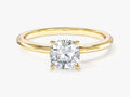 Cushion Cut Solitaire Moissanite Engagement Ring (1.00 CT)