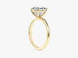 Asscher Cut Solitaire Lab Grown Diamond Engagement Ring (2.00 CT)