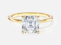 Asscher Cut Solitaire Lab Grown Diamond Engagement Ring (2.00 CT)