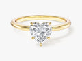 Heart Cut Solitaire Lab Grown Diamond Engagement Ring (1.00 CT)