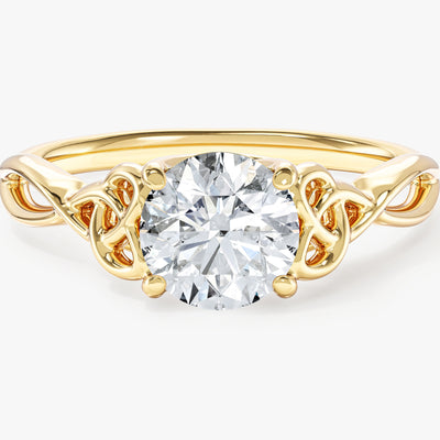 Art Deco Moissanite Engagement Ring (1.00 CT)