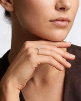 Hidden Halo Oval Lab Grown Diamond Engagement Ring (1.00 CT)
