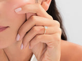Radiant Cut Lab Grown Diamond Engagement Ring with Pave Set Side Stones (2.00 CT)