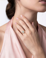Emerald Halo Moissanite Engagement Ring (1.50 CT)