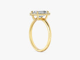 Emerald Halo Lab Grown Diamond Engagement Ring (2.00 CT)