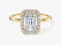 Emerald Halo Lab Grown Diamond Engagement Ring (2.00 CT)