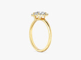Pear Halo Lab Grown Diamond Engagement Ring (1.00 CT)