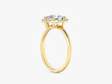 Pear Halo Lab Grown Diamond Engagement Ring (1.50 CT)