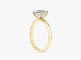 Knife Edge Princess Moissanite Engagement Ring (1.00 CT)
