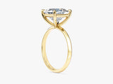Knife Edge Princess Lab Grown Diamond Engagement Ring (3.00 CT)