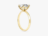 Knife Edge Cushion Lab Grown Diamond Engagement Ring (3.00 CT)