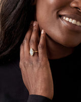 Bezel Marquise Moissanite Engagement Ring (3.00 CT)