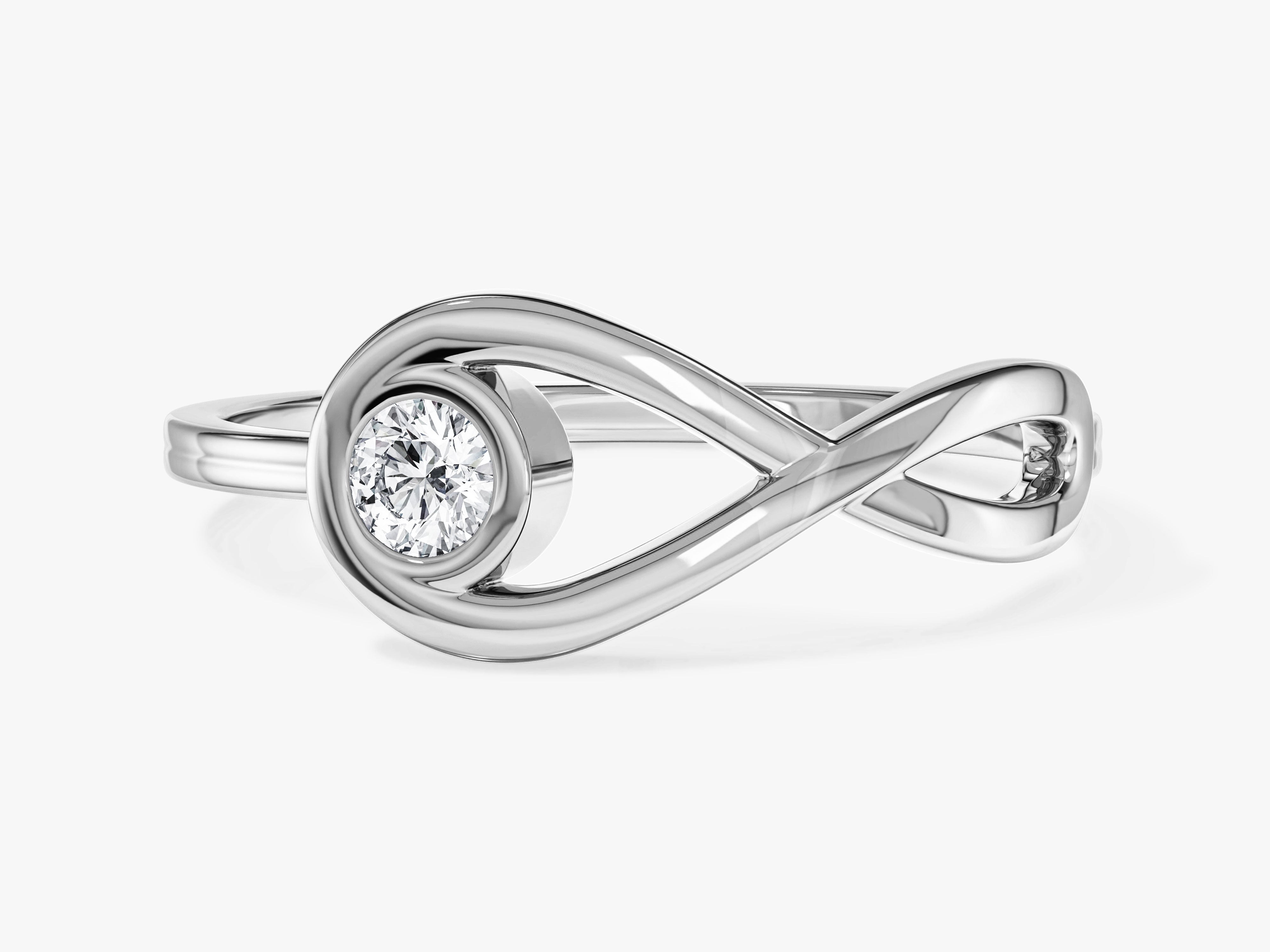 Infinity Solitaire Promise Ring