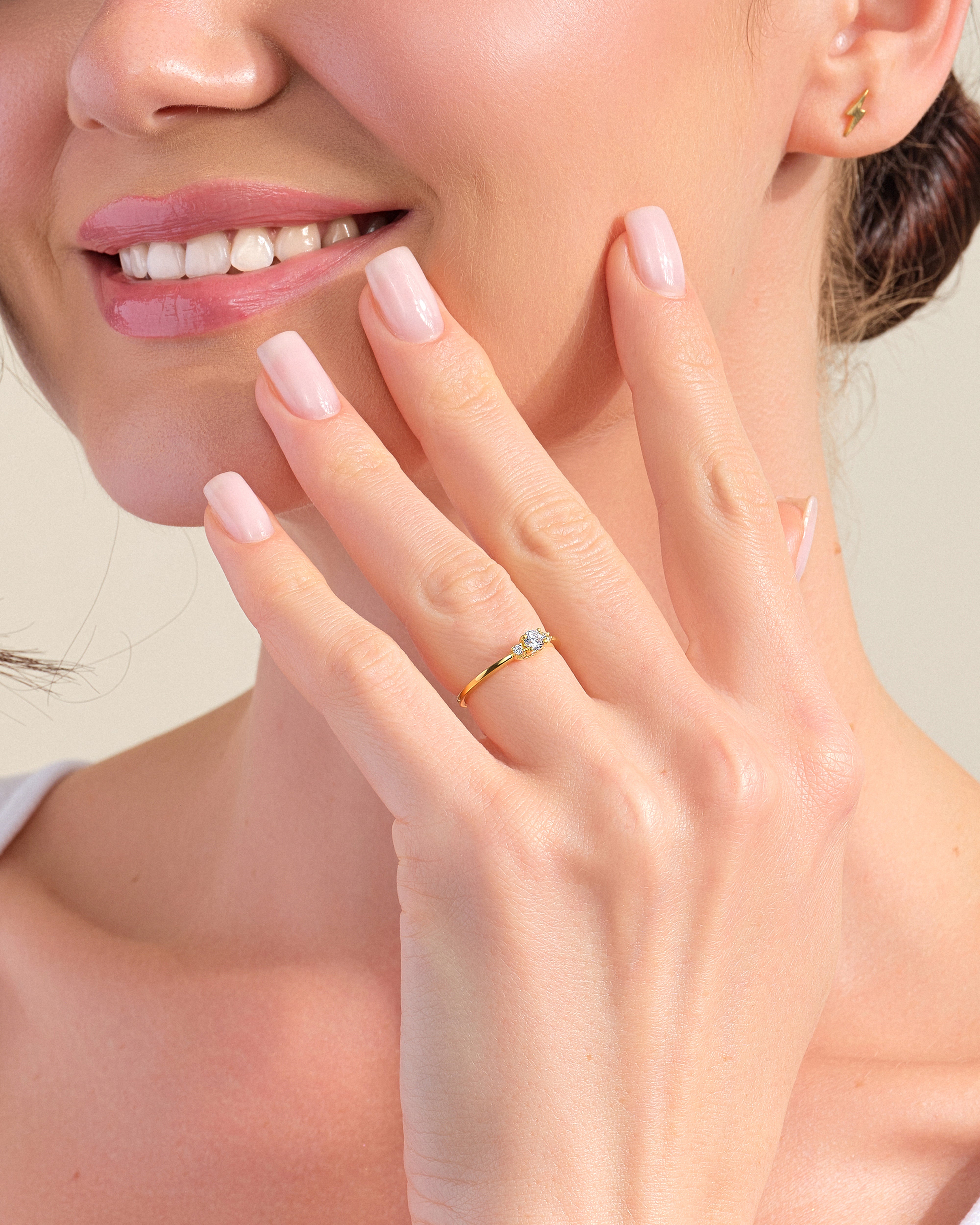 Three Stone Promise Ring