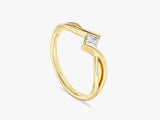 Twisted Band Princess Promise Ring