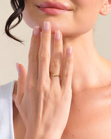 Twisted Band Princess Promise Ring