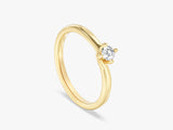 Solitaire Round Cut Gemtone Promise Ring