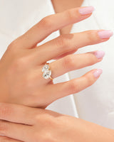 Pear and Pear Toi Et Moi Promise Ring