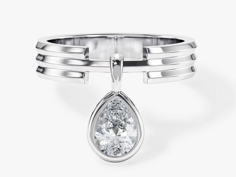 Diamond pendant ring, elegant jewelry, fine craftsmanship
