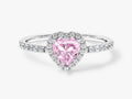 Pink Heart Cut Promise Ring