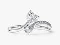 Two Stone Bypass Promise Ring