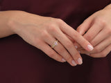 Trio Engagement Ring