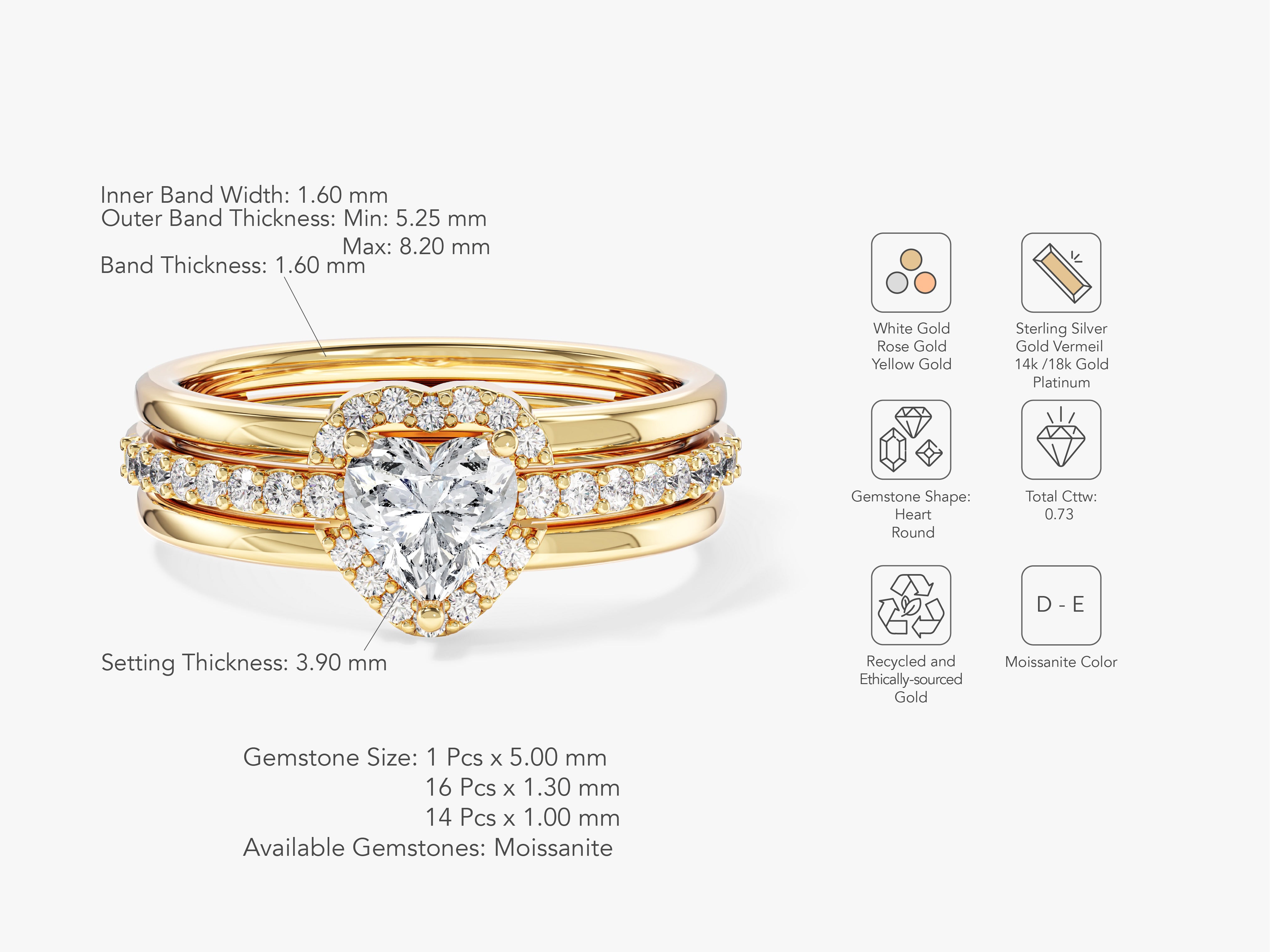 Trio Engagement Ring