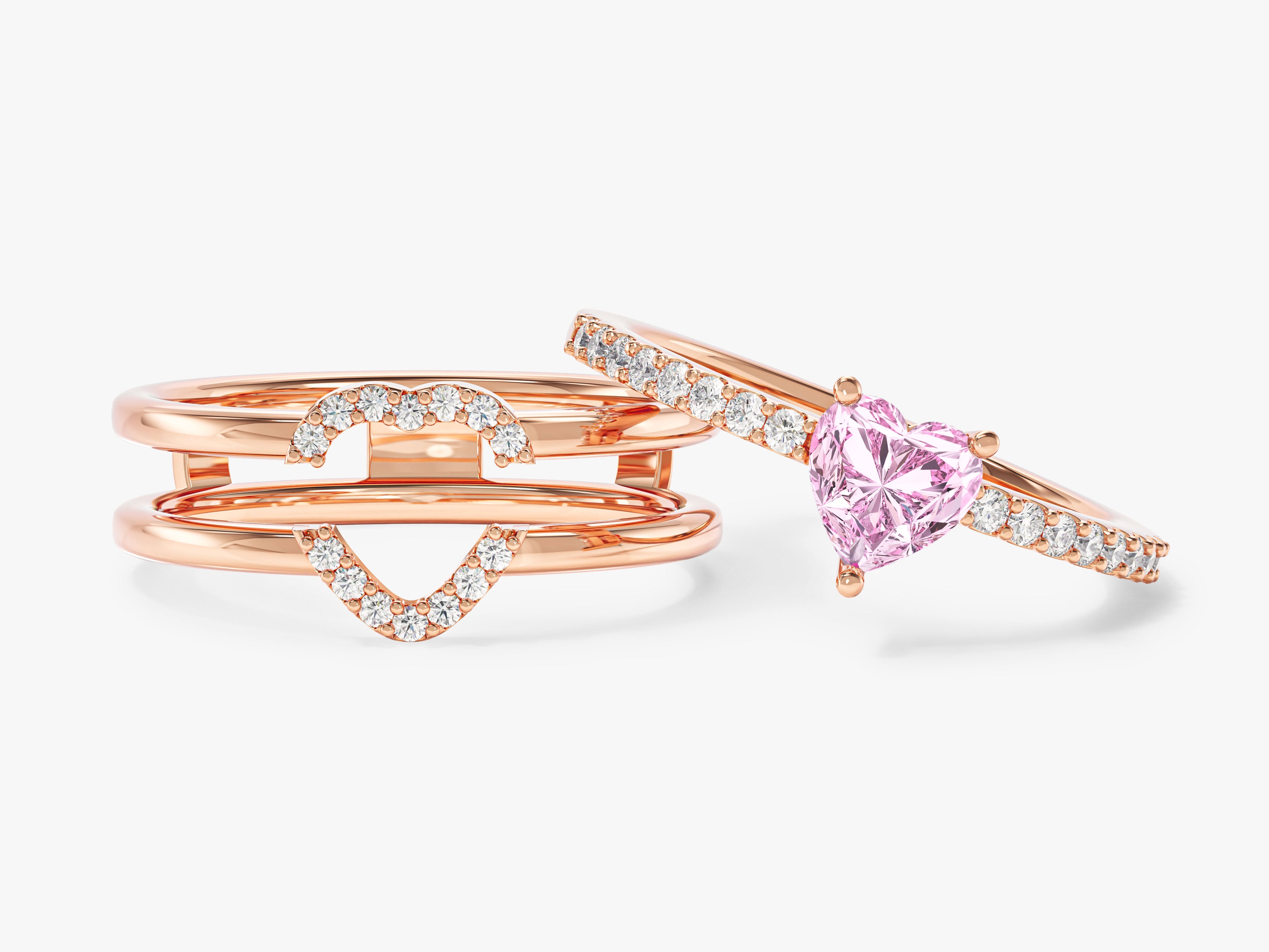 Trio Engagement Ring