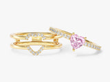Trio Engagement Ring
