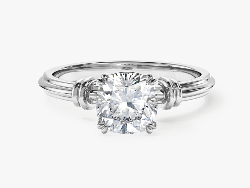Knot Moissanite Engagement Ring