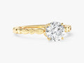 Twisted Lab Grown Diamond Engagement Ring