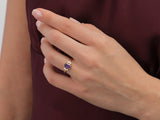 Marquise Gemstone Accent Engagement Ring