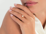 Pinched Shank Lab Grown Diamond Solitaire Engagement Ring