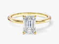 Emerald Cut Solitaire Lab Grown Diamond Engagement Ring (1.50 CT)