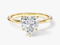 Heart Cut Solitaire Lab Grown Diamond Engagement Ring (1.50 CT)
