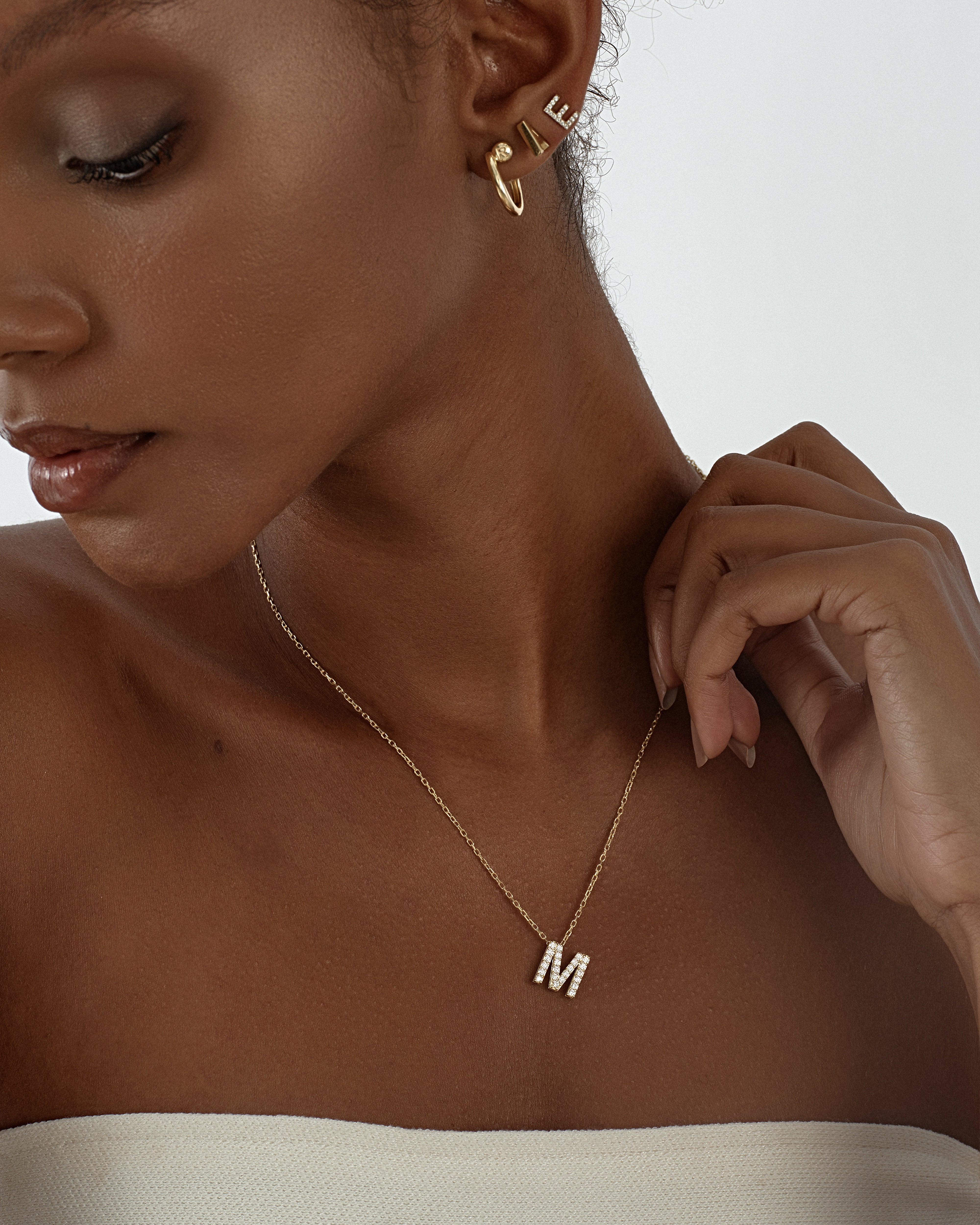 Initial Letter Necklace