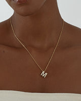 Birthstone Letter Necklace