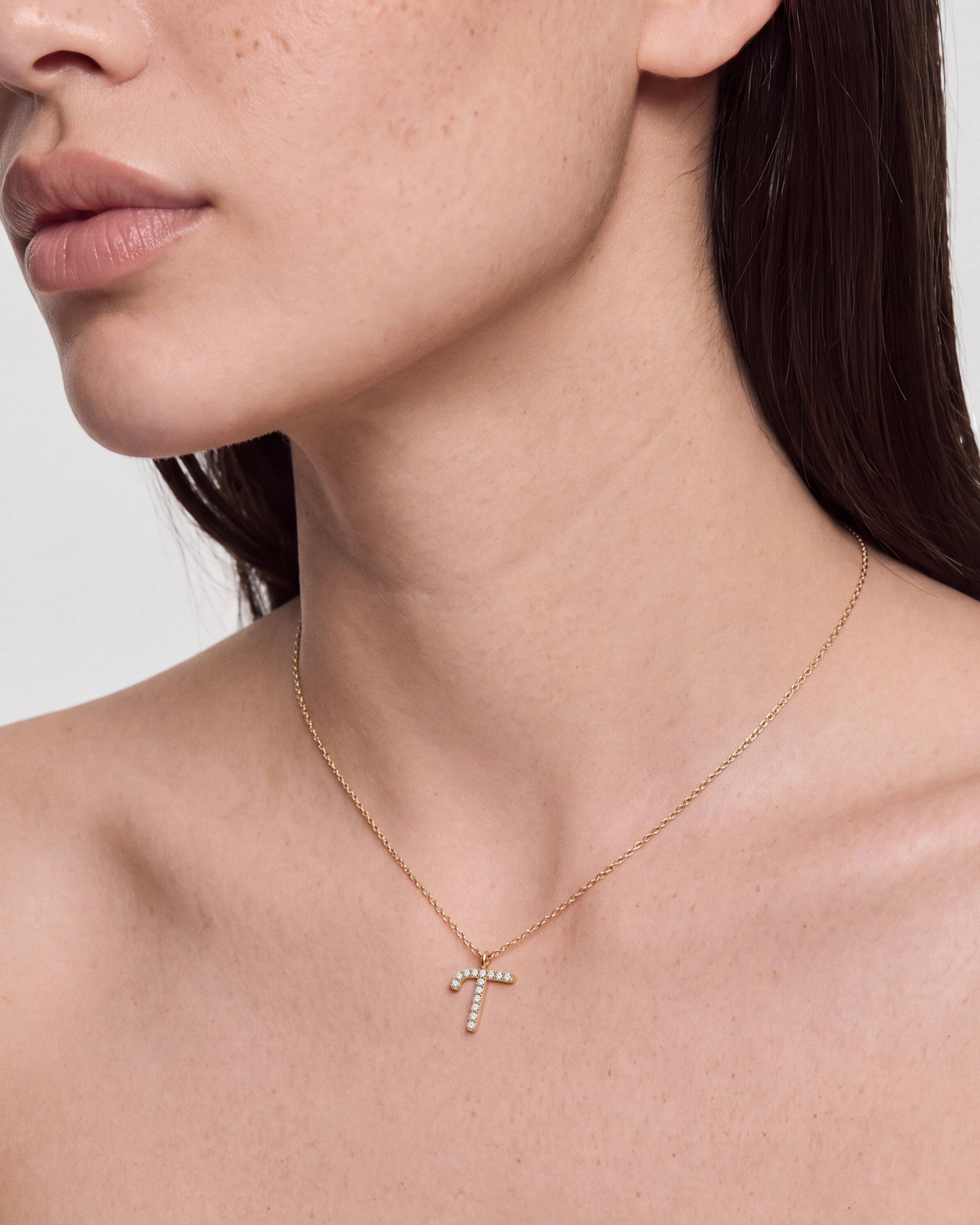 Cursive Initial Letter Necklace