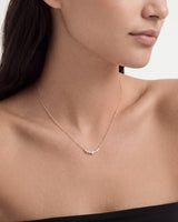 Unique Cluster Necklace (0.13 CT)