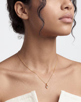 Solitaire Round Pendant Necklace