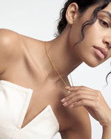 Solitaire Round Pendant Necklace
