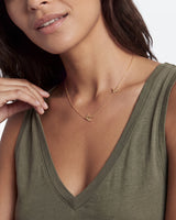 Double Swallow Necklace