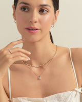 1.30 mm Bezel Diamond Tennis Necklace
