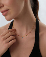 Drop Birthstone Necklace