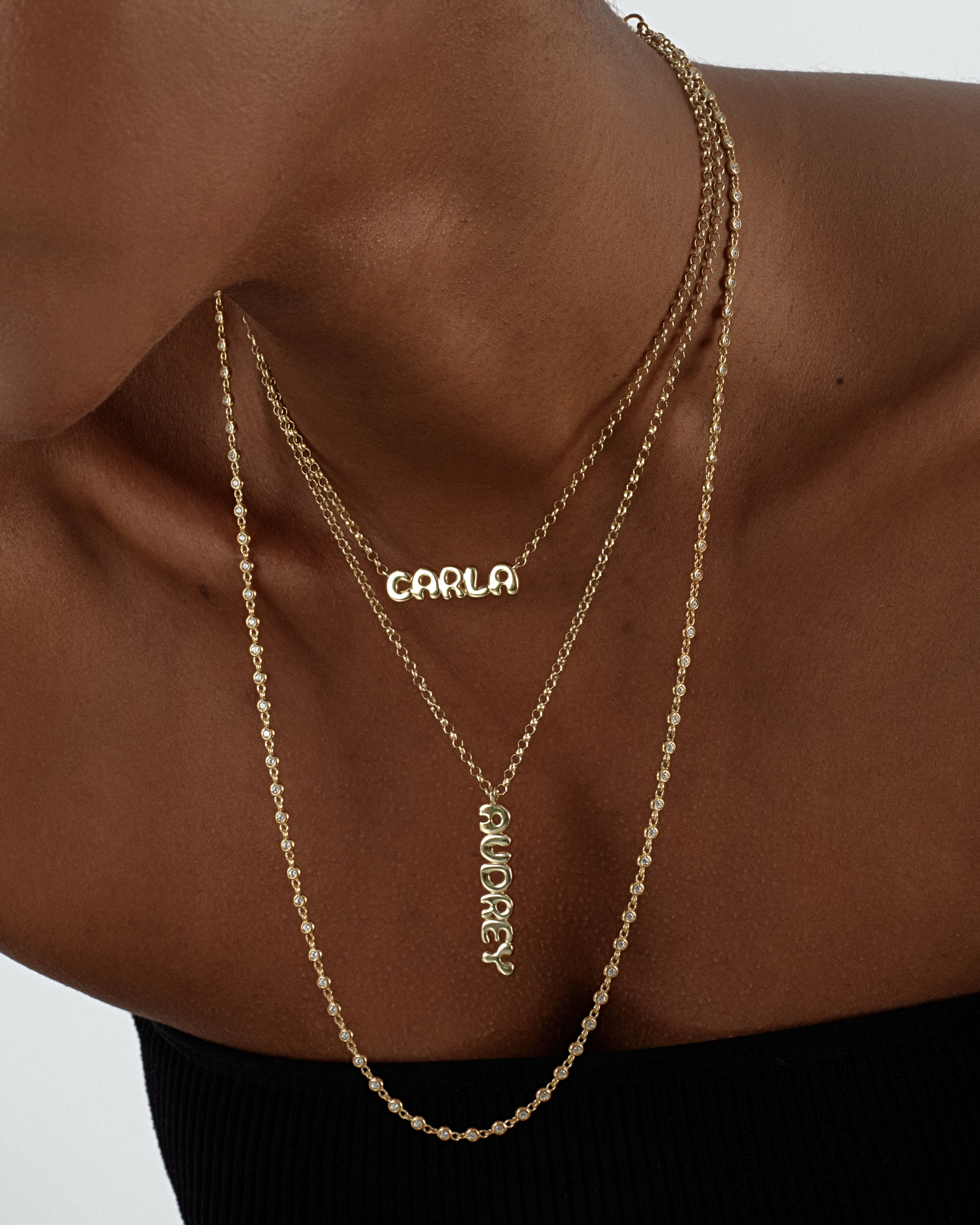 Bubble Name Necklace