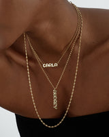Bubble Name Necklace
