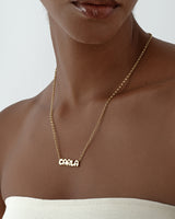 Bubble Name Necklace
