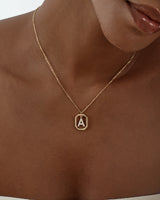Initial Frame Necklace